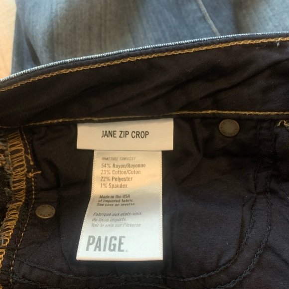 Paige Jane zip crop jeans - Picture 2 of 4